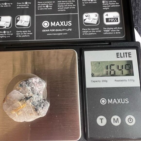 Golden Rutilated Quartz‎ Crystal Freeform (#7) - Picture 10 of 11